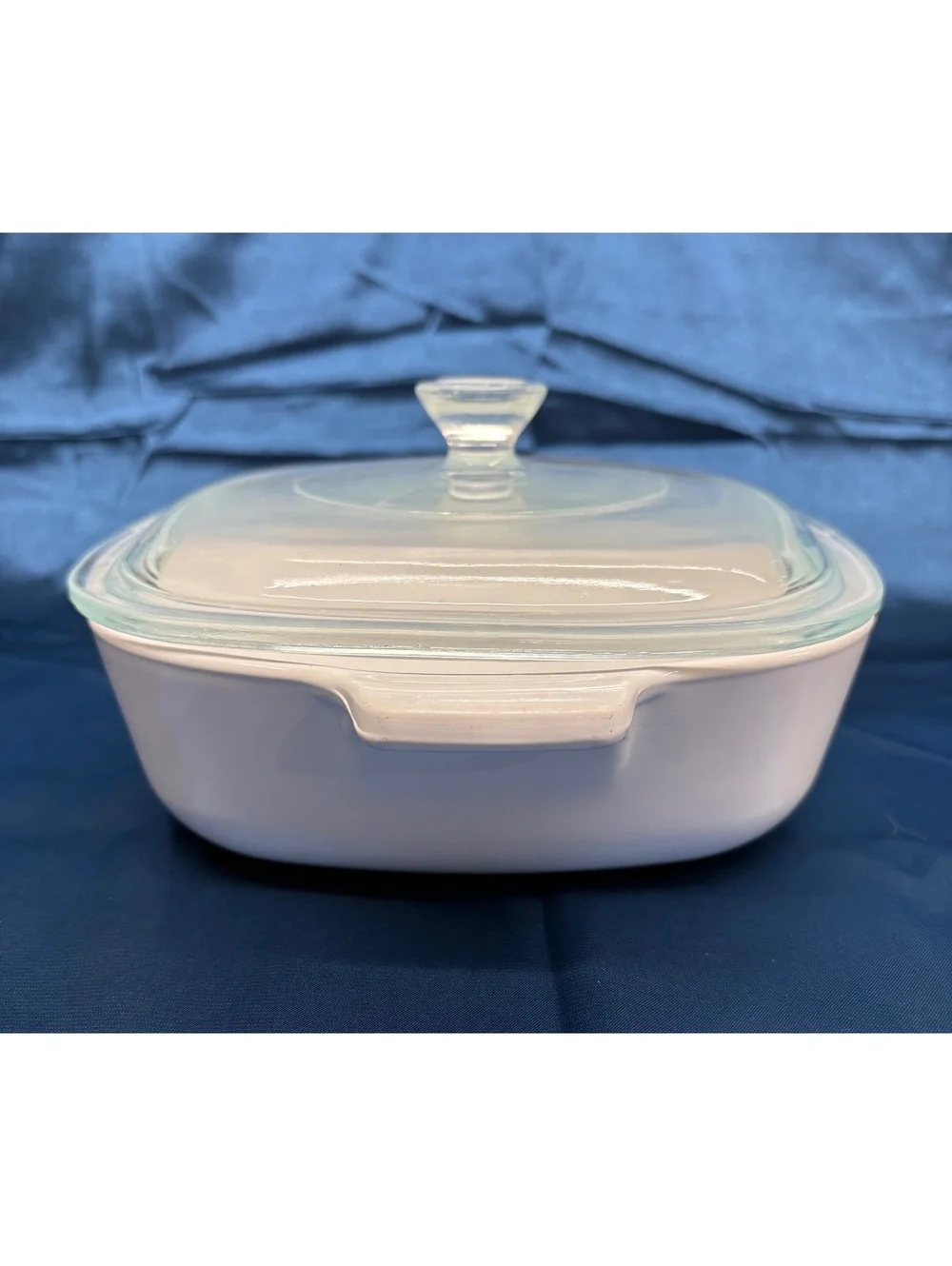 Vintage Corning Ware P-1-B 1 Quart Blue Cornflower Casserole Dish With P-7-C Lid